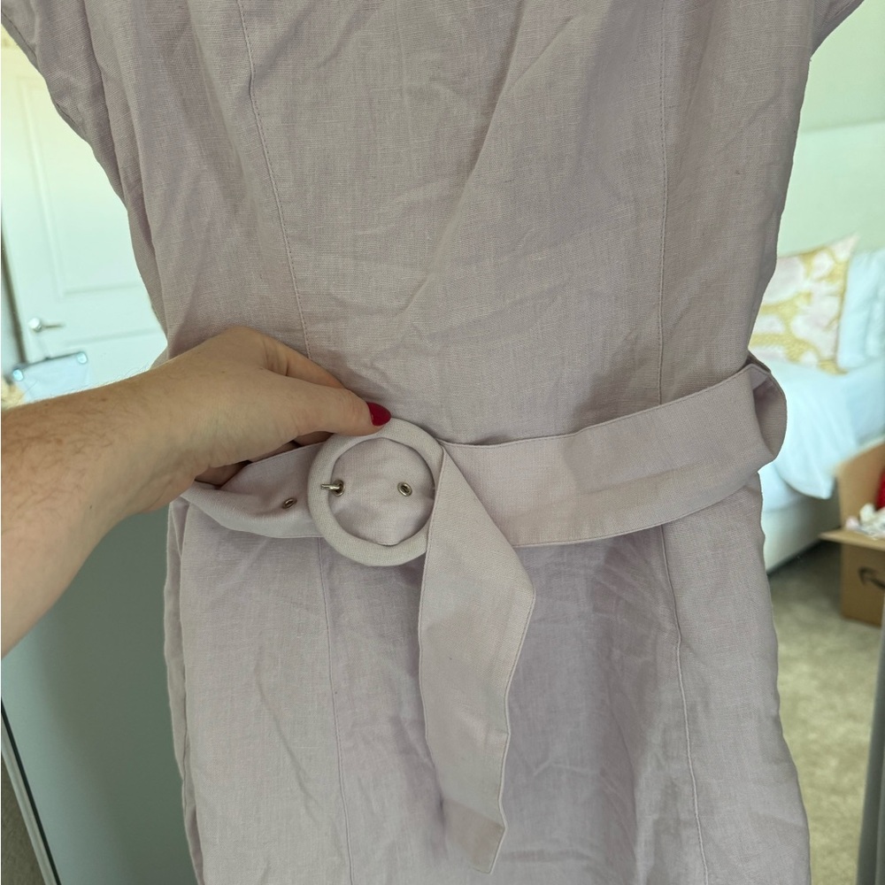 NWT purple linen dress